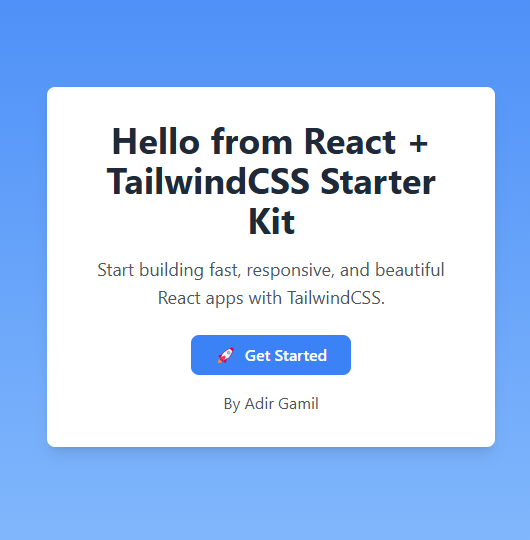 React & TailwindCSS Kit